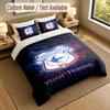 Bedding Set 1 Duvet Cover 2 Pillowcases Cardiff City Print Soft Bed Linen Bedroom Decor