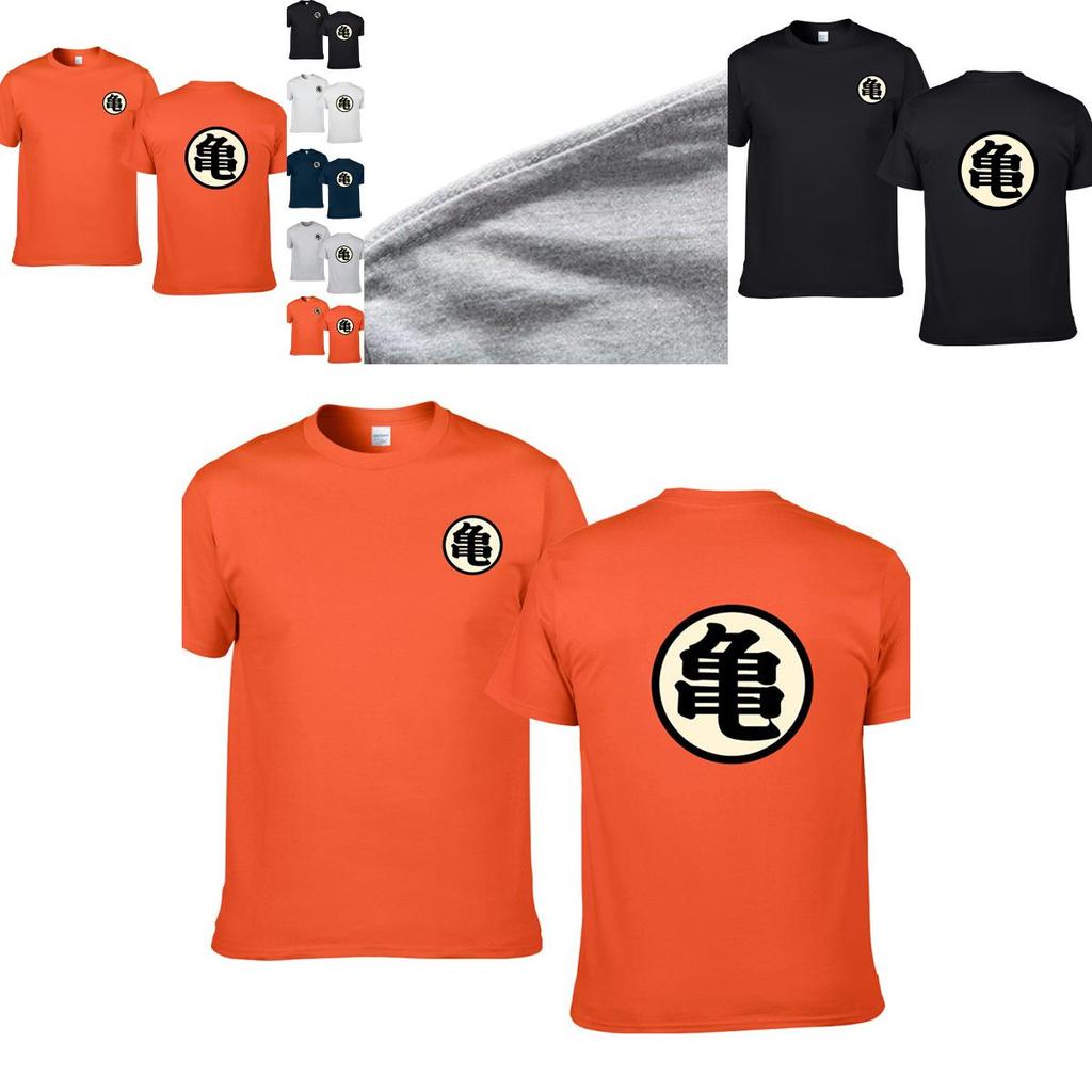 Luxuriöses Anime Dragonball Z Kame Sennin Goku Baumwoll-T-Shirt für jeden Tag