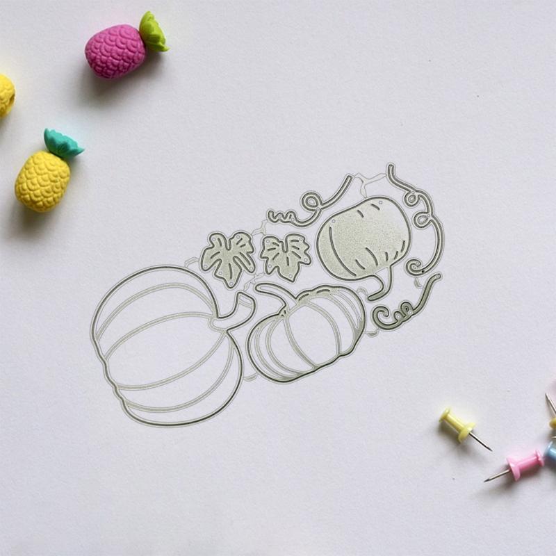 Hollow-out Pumpkins Die Cuts Embossing Cutting Dies Templates for Kid Card Making DIY Scrapbooking Album Party Favors