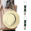 1 Pereche Clip Elegant pentru Pălărie Clip Convenabil pentru Pălărie Accesoriu de Călătorie Păstrător Practic pentru Pălărie Potrivit pentru Depozitarea Pălăriei și a Genții