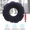 Inflatable AntiBedsore Cushion Round Shape Cushion for Elder Bedridden Patient with Pump(Royal Blue )