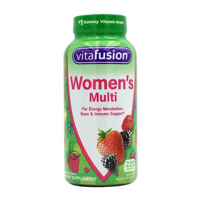 Womens Multi Daily Multivitamin Natural Berry Flavors, 220 Gummies