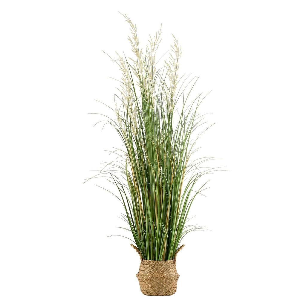 Artificial Grass Plant, 1194mm Reed Flower Grass In Pot, Premium PVC Faux Fake Greenery Shrubs Plant for Indoor Outdoor House Home Garden Office Room