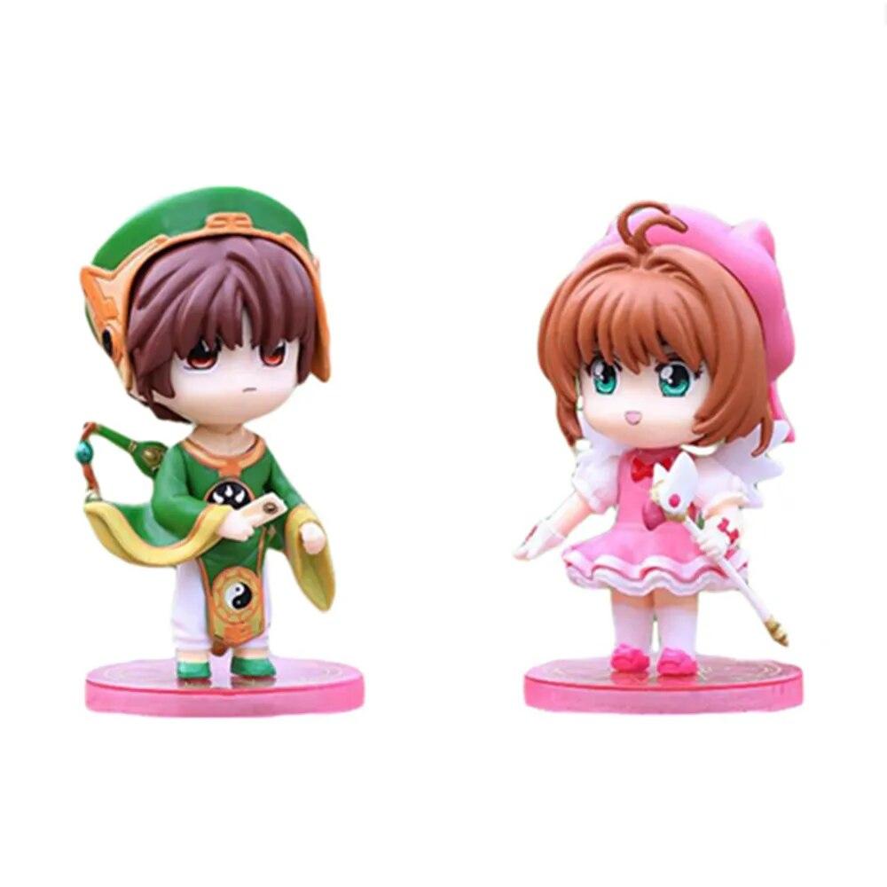 6pcs/set Cartoon Anime Card Captor Sakura Girl Figures PVC Model Collection Kid Gift Toy