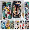 Picasso Abstract Art Painting Phone Case For Iphone 16 14 15 16 13 12 11 16 Pro Max X XS MAX Plus Cover Matte TPU