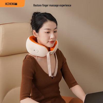 HeZheng Cordless Neck Massager with Heat and Kneading CN Plug (adapter Included)