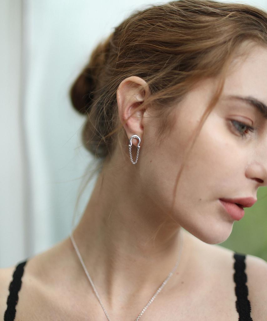 Trencadism Art Nouveau Earrings Silver 925 Earrings Hebe Ane18