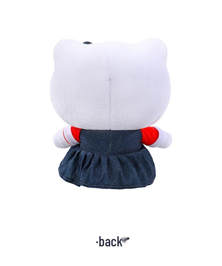 Cross-border Denim Dress KT Cat Plush Toy Ornament
