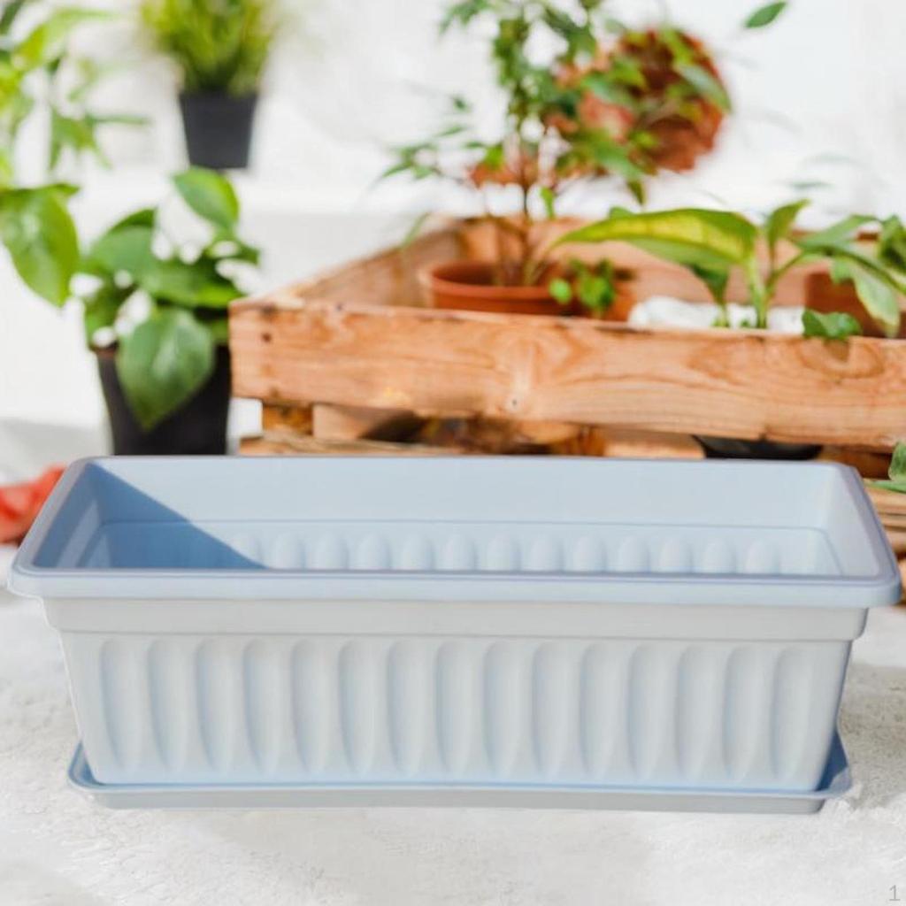 Balcony Plant Holder with Drainage Capability And Tray for Home Use