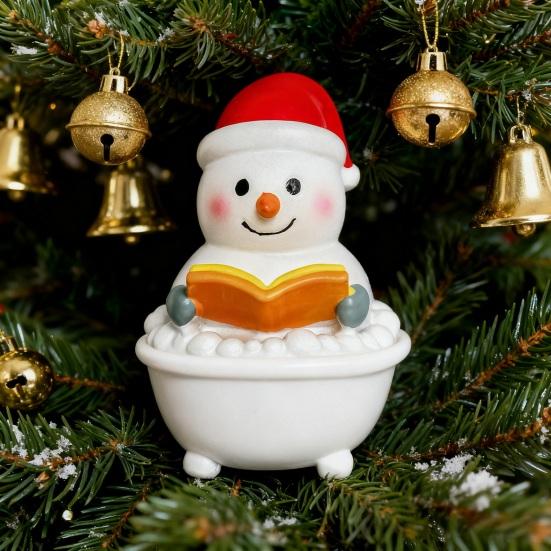 Christmas Night Light Small Resin LED Santa/Jesus/Snowman Lamp Christmas Nursery Nightlight for Kids Bedroom Tabletop Decor