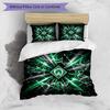 Set Lenzuola 3 Pezzi Stampato Werder Bremen, Comodo Set Copripiumino per Camera da Letto Amico della Pelle