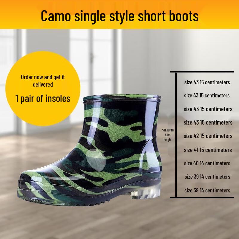 Men s Waterproof Rain Boots