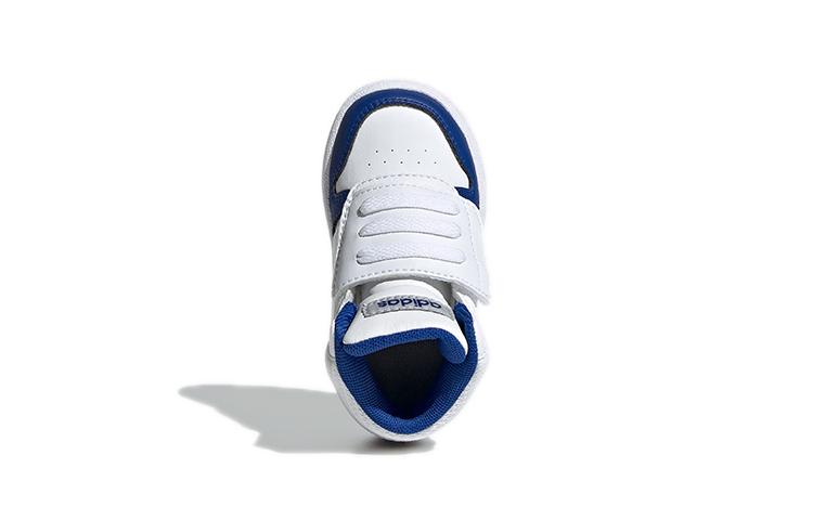 Adidas Neo Hoops 2.0 Abrasion Resistant Mid top Toddler Shoes Infant And Toddler GW4838