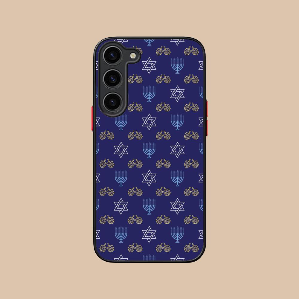 

Jewish Hanukkah Mobile Phone Case for Samsung Galaxy S25 S24 S23 S22 S21 Plus FE Ultra Colorful Silicone Cover Cover Smartphone Galaxy S24 Ultra