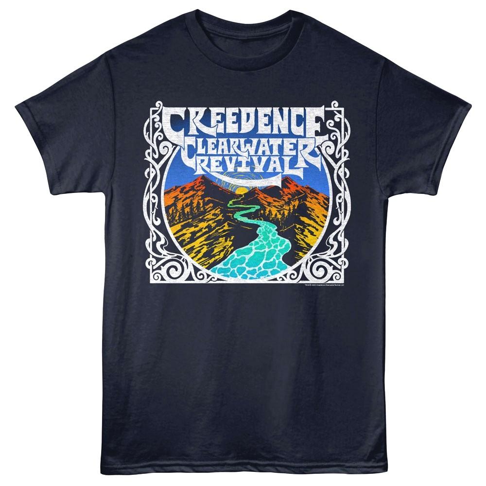 Creedence Clearwater Revival Green River Mountain Men T Shirt M