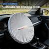 Car Steering Wheel Sun Shade Cover Silver Coated Cloth Heat Protection For BMW Performance M2 M3 M4 X1 X3 X4 X5 E87 X7 E91 G20