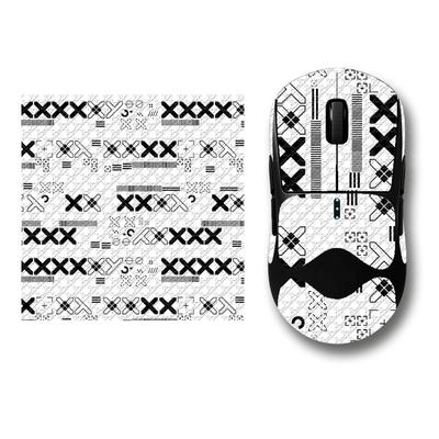 Universal Anti-Rutsch Mausaufkleber DIY Schweißfestes Maus-Griffband Verschleißfestes Gaming-Maus-Aufkleber 15*14.8Cm