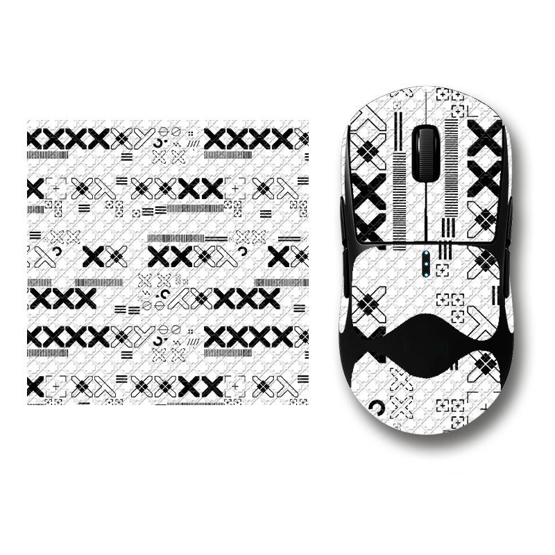 Uniwersalna Antypoślizgowa Naklejka na Mysz DIY Odporna na Pot Taśma Grip do Myszy Odporna na Zużycie Naklejka na Mysz Gamingową 15*14.8Cm