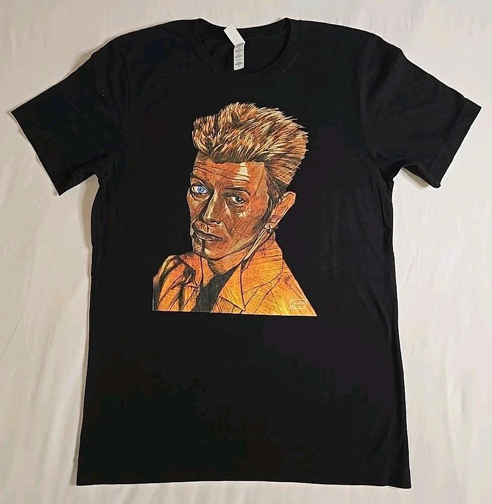 

Bella-Canvas Women s David Bowie Graphic Print T-Shirt Solid Black Size Medium 2XL