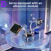 DC 5V Ultrazvukový Radarový Skenner Kit HXFB Grafický Programovací Jádrový Board DIY Kit Díly pro Arduino
