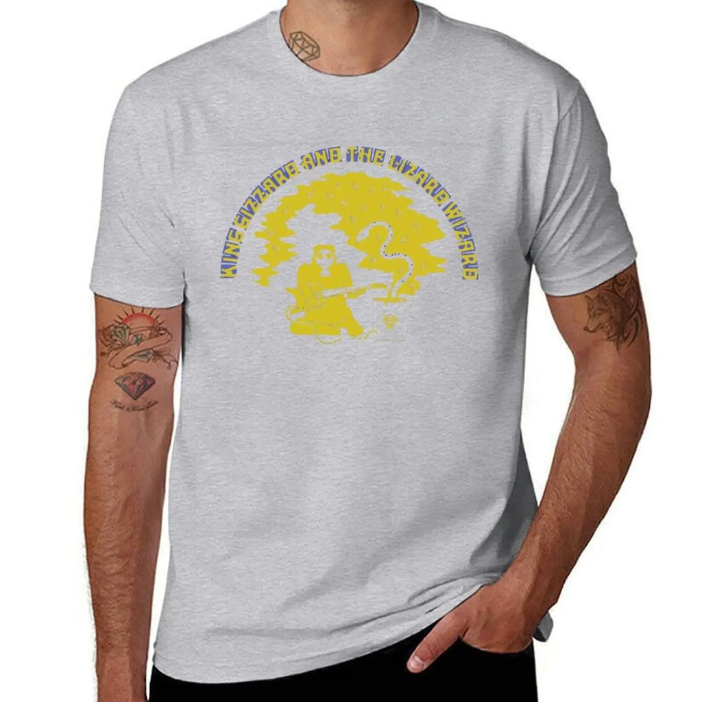 King Gizzard And the Lizard Wizard Flying Microtonal Banana T-Shirt Anime Figures Tee Shirts for Men
