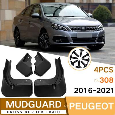 Car Mud Flaps For Peugeot 308 Mk2 Hatchback Hatch  2016 2017 2018   Mudflaps Splash Guards Mud Flap Mudguard