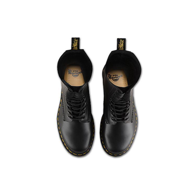 Dr. Martens 1914 Boty do půli lýtek se šněrováním a kulatou špičkou Unisex boty Černá 11855001