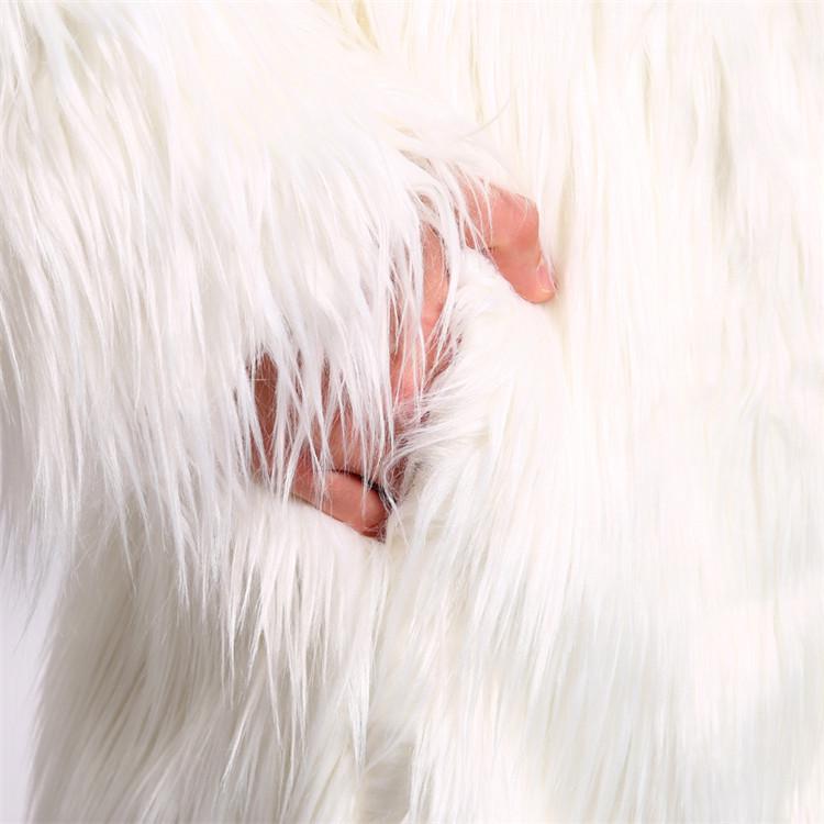 Men's Mid-Length Faux Fur Coat with Faux Fox Fur Collar - 2020 Autumn/Winter Casual Fashion.