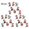 Holiday Tree Ornaments Cute Kitten Christmas Ornament for Hanging, 2D Flat Wooden Decorations Decorative Pendant with Lanyard Home Party Supplies