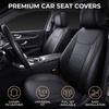 Universal Car Seat Covers, PU Leather Seat Protectors, All Season Auto Seat Covers 5 Seats