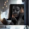 Black African Women Picture Wall Art Canvas Painting Modern Living Room Bedroom Home Decor Painting Posters and Prints Cuadros