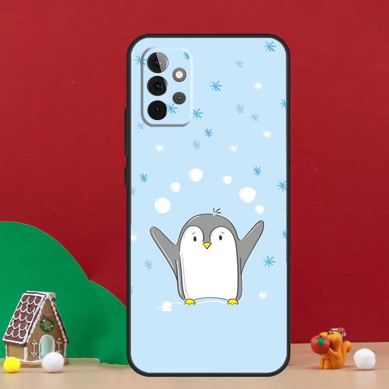 Cute Penguin Pattern Case For Samsung Galaxy A17 A06 A16 A56 A36 A54 A34 A14 A52 A32 A13 A23 A33 A53 A15 A35 A55