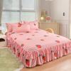 Nordic Floral Queen Bed Skirt Without Pillowcase Double Single Mattress Cover Anti-slip Full Size Adjustable Bedspread 360°Warp