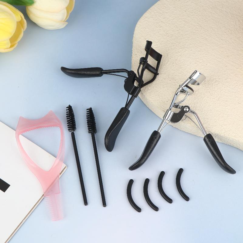 8-teiliges Wimpernwickler-Set mit Ersatzpolstern Für Frauen Wimpernwellen Wimpernhilfe Wimpernbürste Make-up-Werkzeug