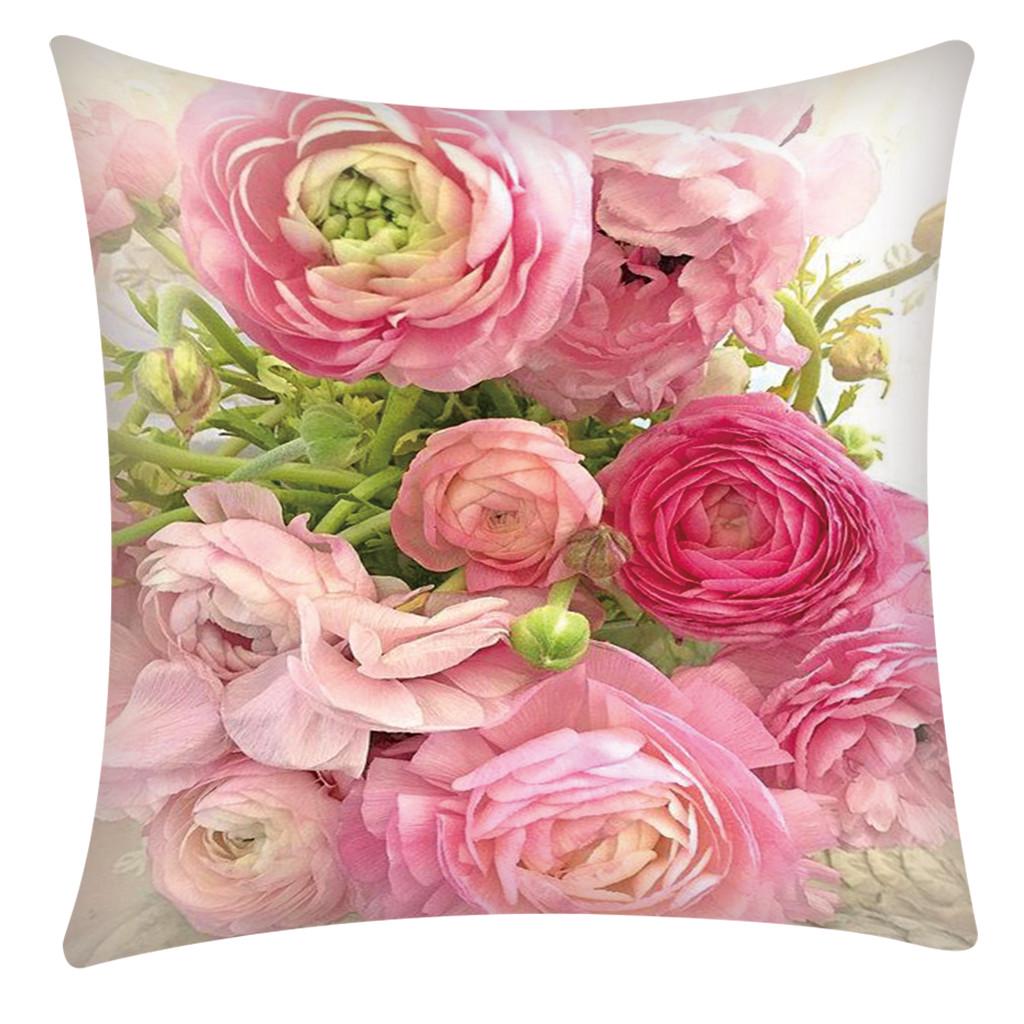 Print  Case Polyester Sofa Car Cushion Cover Home Decor 45 X 45cm