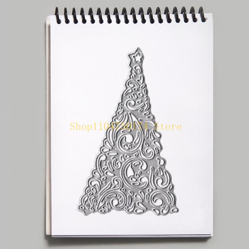 Christmas Tree Metal Cutting Dies Stencil DIY Scrapbooking Album Paper Card Template Mold Embossing Decoration top sale