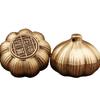 Brass Winning Point Is Holding Hand Pieces Rotatable Pure Metal Crafts Garlic Furnishings Small Copper Ware
