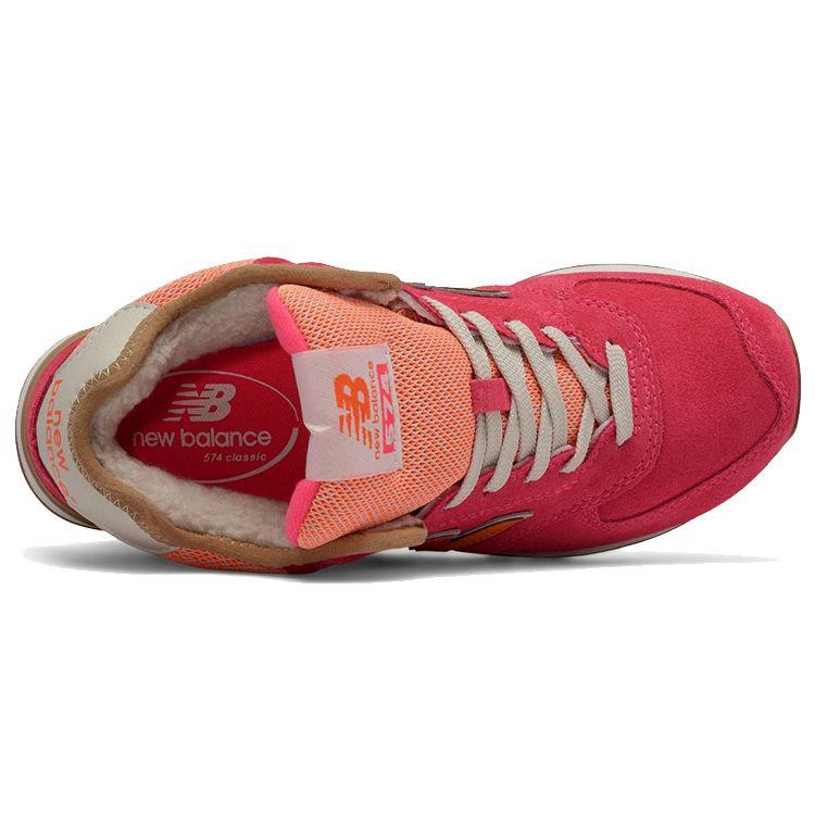 New Balance Women's 574 White WH574WB