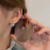 Boucles d'oreilles clous perles sirène double usage: Argent S925, Mode Haut de Gamme pour Femmes