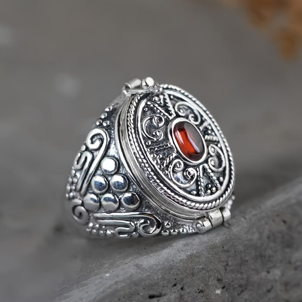 Креативная Барабанщик Коробка Ретро Кольцо Женское Открывающий Глаза Узор Ретро Персонализированное Кольцо Вечеринка Подарок Украшение чистый