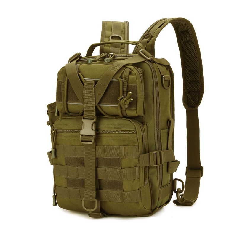 Men's Tactical Backpack 1000D Polyester 30L 3P Soft Back Outdoor Waterproof Hiking Camping Hunting Bag