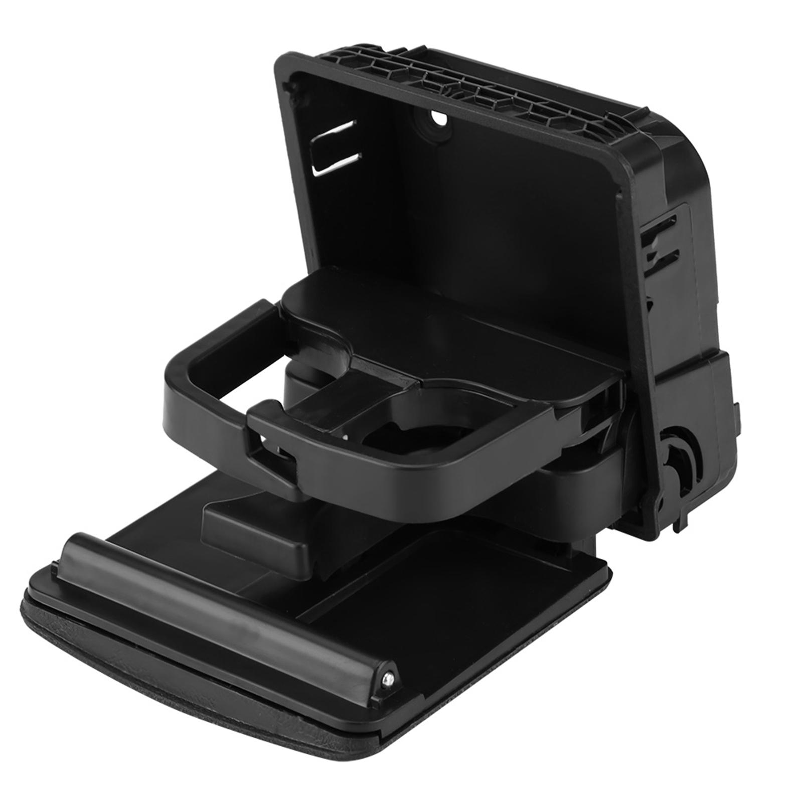 Filfeel Car Armrest Pair Holder, 14x13x6.3cm (5.5x5.1x2.5in) Car Armrest Cup Holder for Car Black for Mk5 Mk6 1K0862532