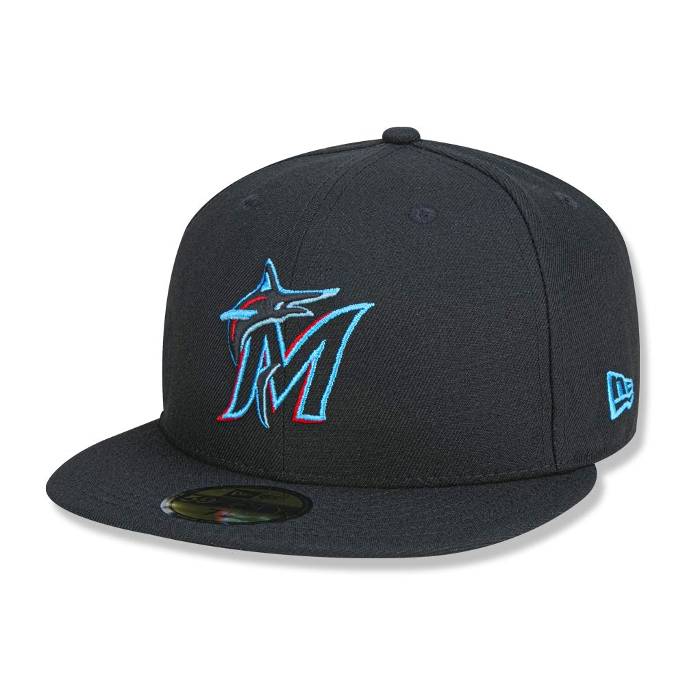 

New Era 59 Fifty Cap Authentic Miami Marlins Black 7 - 1/2 (59.6cm) чёрный