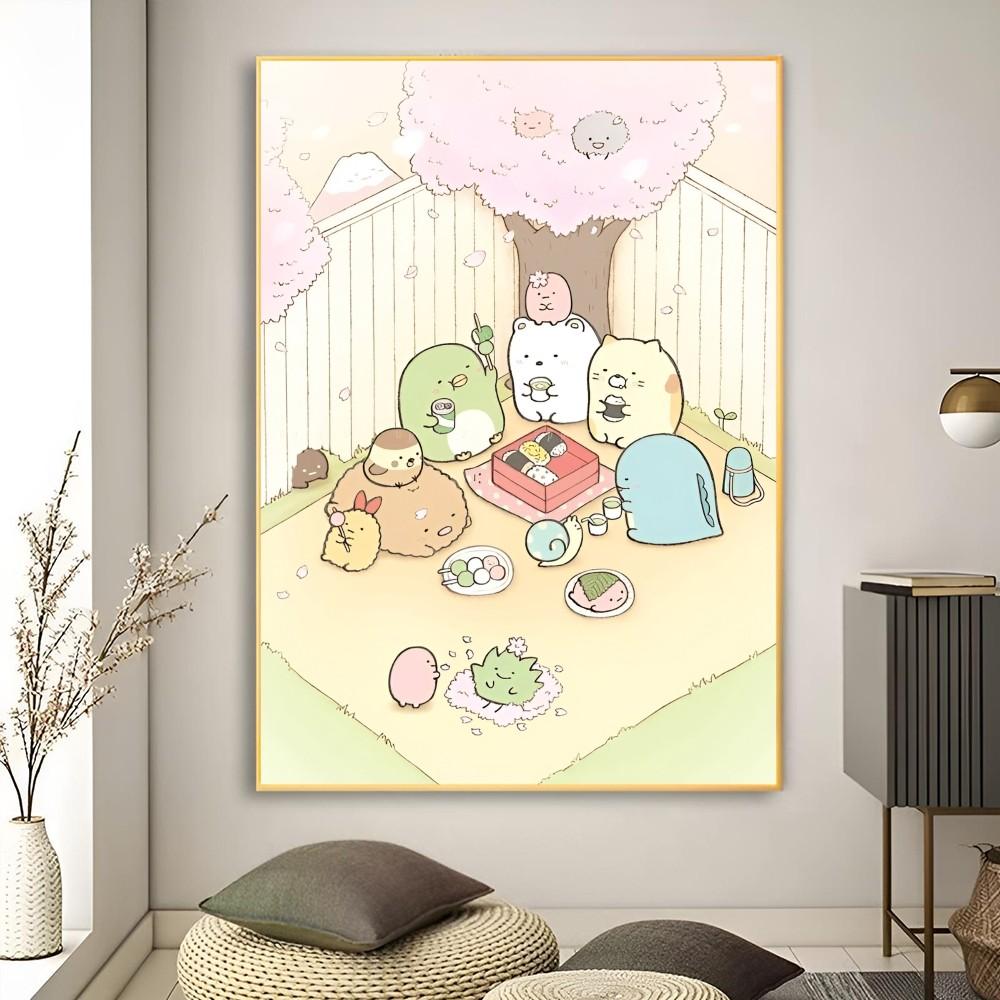 Sumikko Gurashi Poster Poster Art Print Bar Living Room Furniture Decor