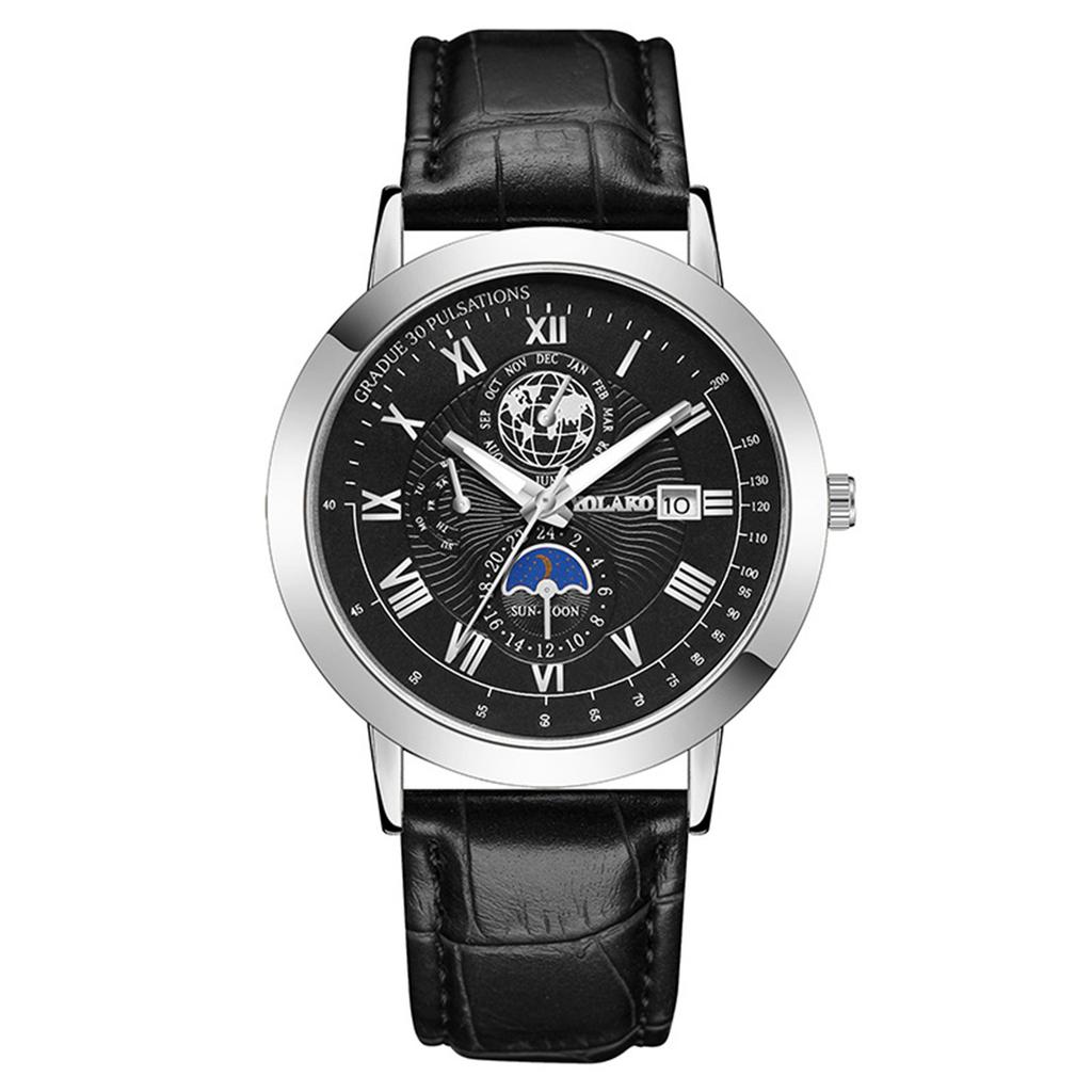 Men's  Luminous Running Alarm Clock Watch