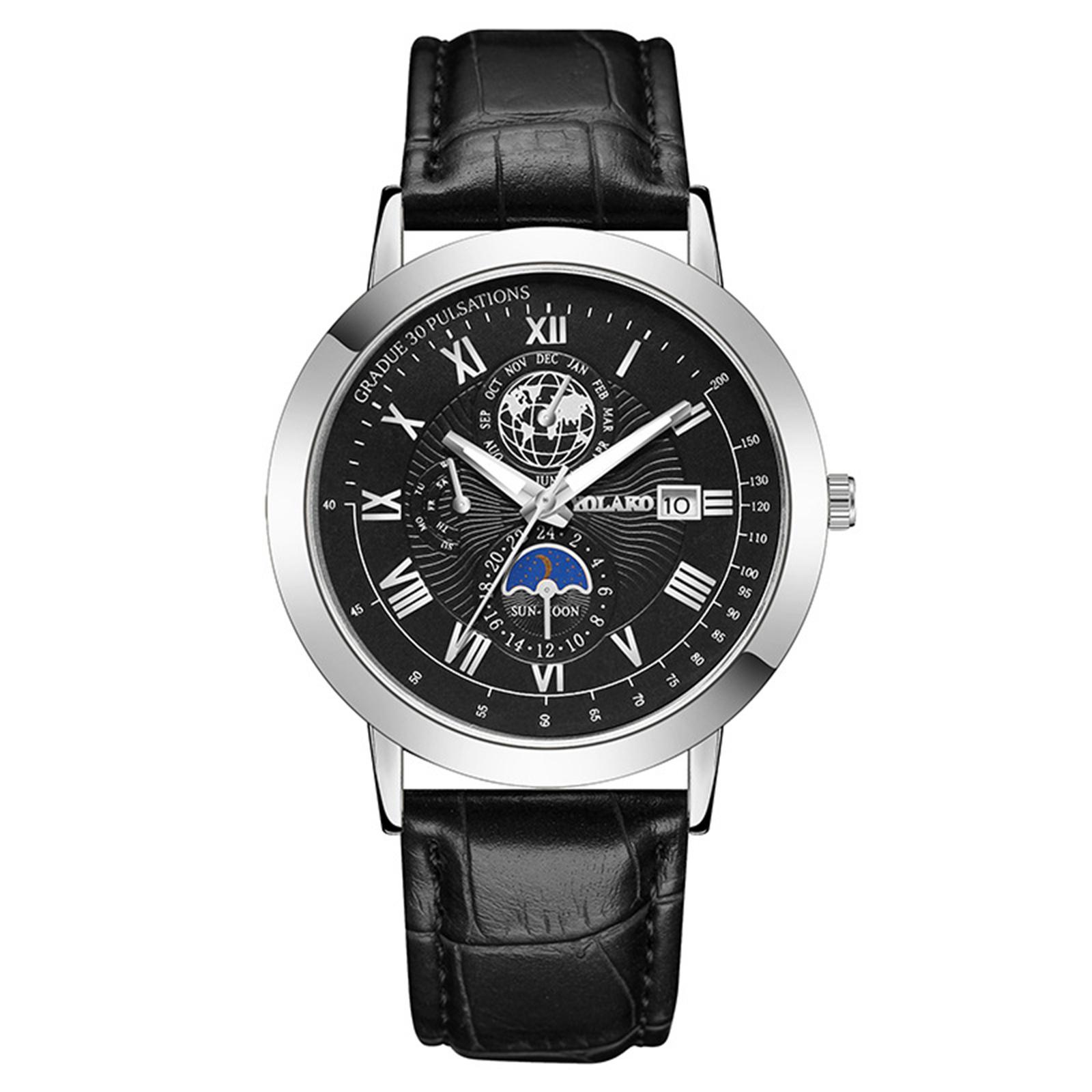 

Men s Luminous Running Alarm Clock Watch One Size