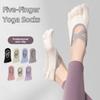 Breathable Five-Finger Socks Anti-slip Grip Pilates Boat Socks New Yoga Socks  for Home Exercise