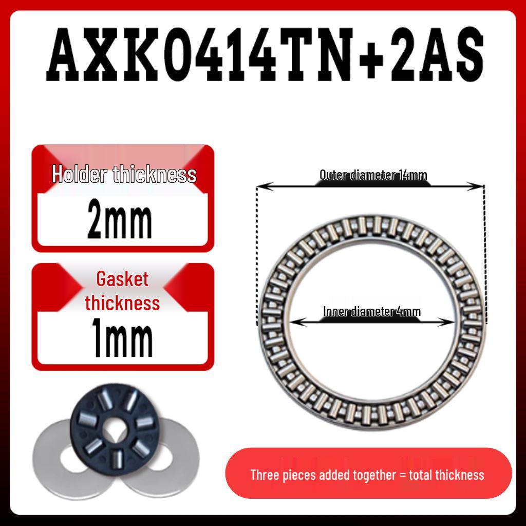 AXK Axial-Nadellager (Identifikation: 5-50 mm, Flach)