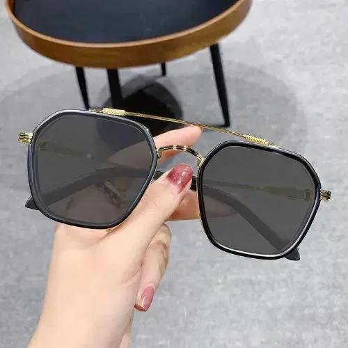 1PCs New Blue Light Blocking Fashion High-end Glasses - Men Optical Clear Glasses - Black Square Frame Eyeglasses Anti-radiation