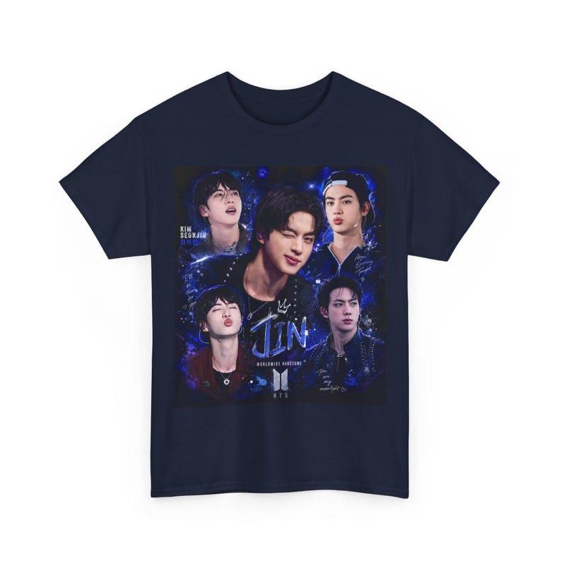 2026 Hot Sale Jin BTS T-shirt Unisex Y2K Gothic Cotton Oversized T-shirt Hip Hop Streetwear Oversized T-shirt Short Sleeve Casual Clothing